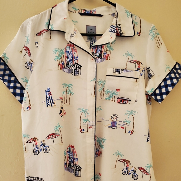 Jane and Bleecker Other - 🎃Jane and Bleecker Cute Vintage Pajama Shirt